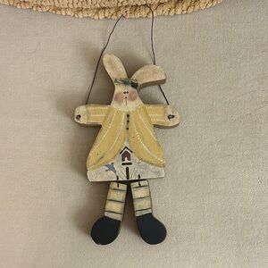 Rustic Wooden Bunny Wall Decor